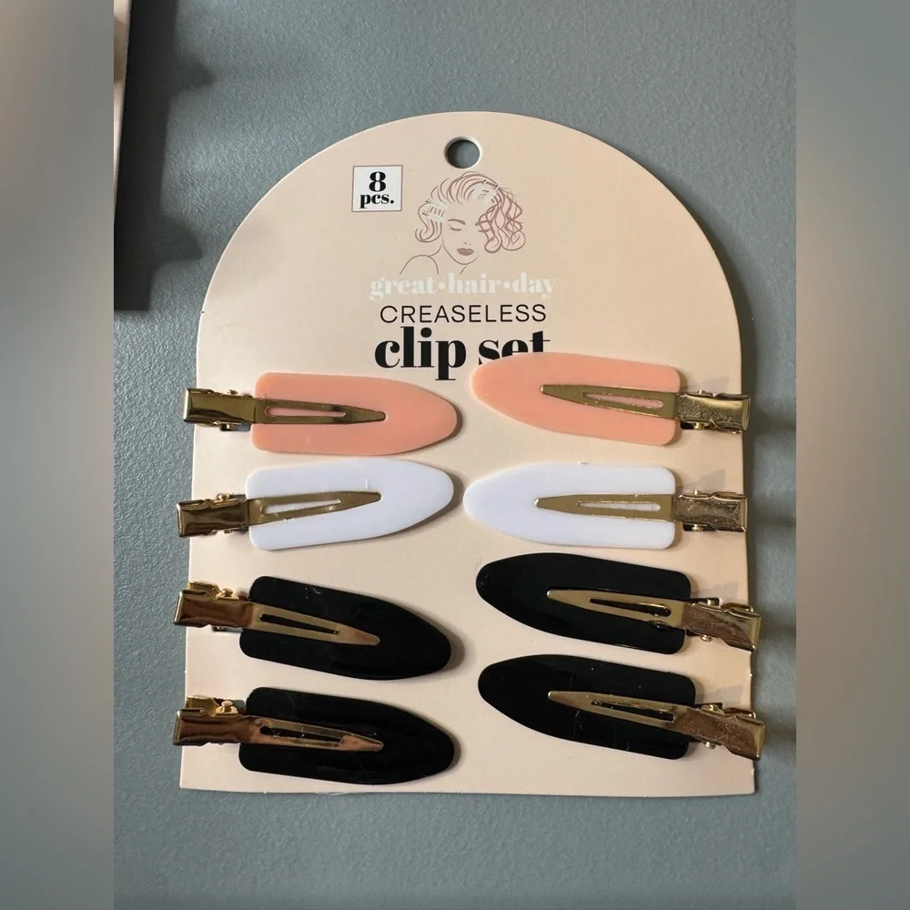 Hair Claws and Clip Set - Multicolor